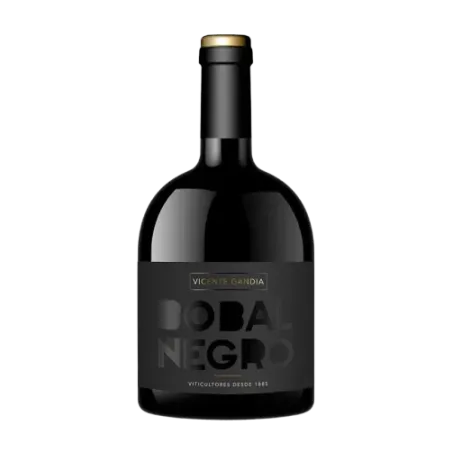 Botella de vino tinto Bobal Negro de Vicente Gandia, viñas viejas DO Utiel-Requena - Venta en Wonderful Wines