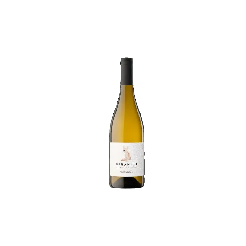 Botella de vino blanco ecológico Miranius 100% Xarel·lo de Celler Credo.