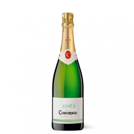 Cava sense alcohol Codorniui Zero, escumós suau elavorat amb la varietat Airén.