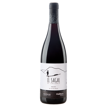 Vi negre jove i ecològic Sagal del celler Collbaix, DO Pla de Bages, un vi de proximitat amb caràcter de la terra.