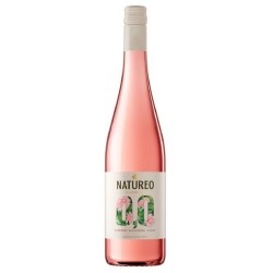 Ampolla de vi Natureo Rosat de la Família Torres, el pioner dels vins sense alcohol a Espanya.
