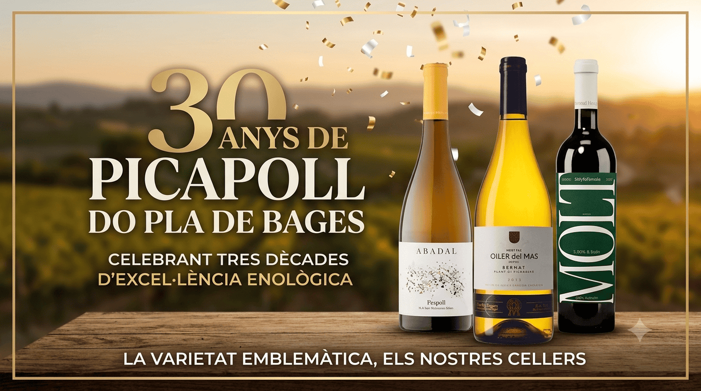 Picapoll: 30 años de la variedad autóctona emblema de la DO Pla de Bages
