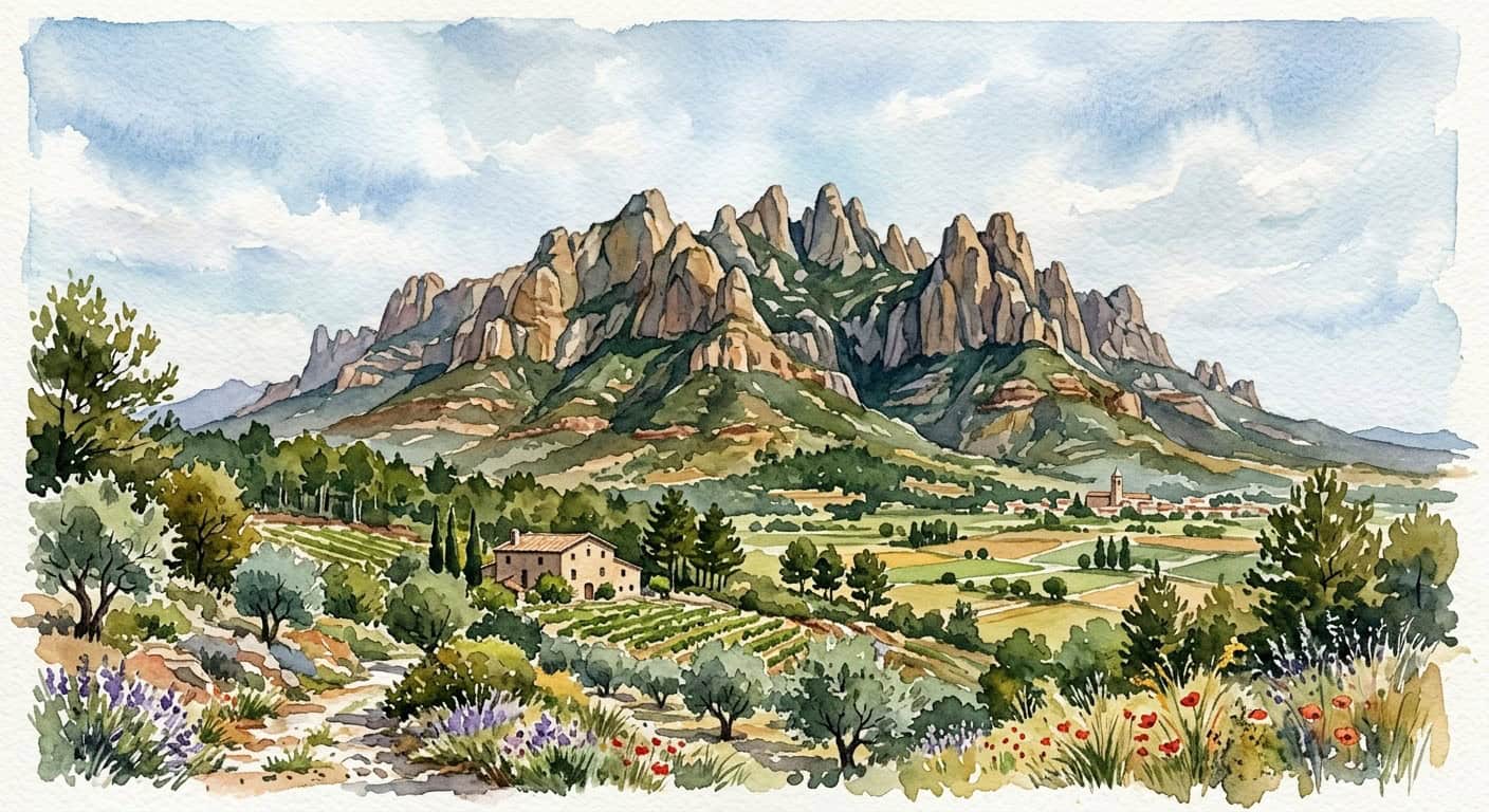 Vinos de la DO Penedès: El verano a la sombra de Montserrat
